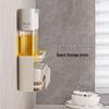 ZISIZ Wall-Mounted Kitchen Seasoning & Oil Dispenser Set