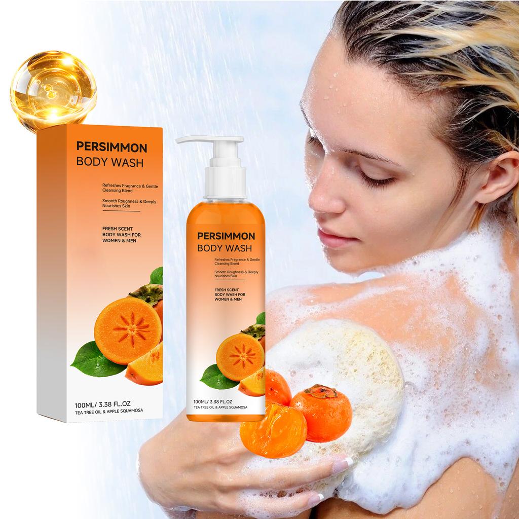 Orange Shower , Scented Body Wash, Moisturizing Daily Cleanser, Gentle for Women and Men, Non-Drying and Soap-Free