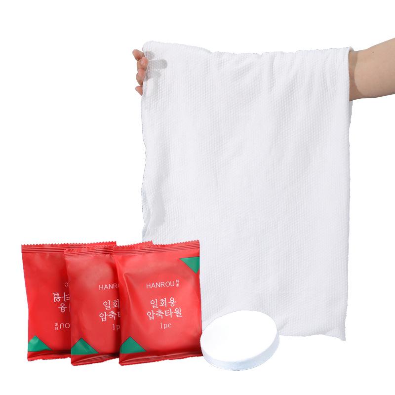 Extra Large Compressed Pure Cotton Bath Towel - Disposable & Extra Thick for Travel and Hotel Use