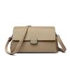 Bolsa Mensageiro Simples Feminina, Bolsa Transversal Casual, Bolsa de Ombro da Moda, Bolsa de Mão em Couro PU Macio, Adequada para Uso Diário e Compras