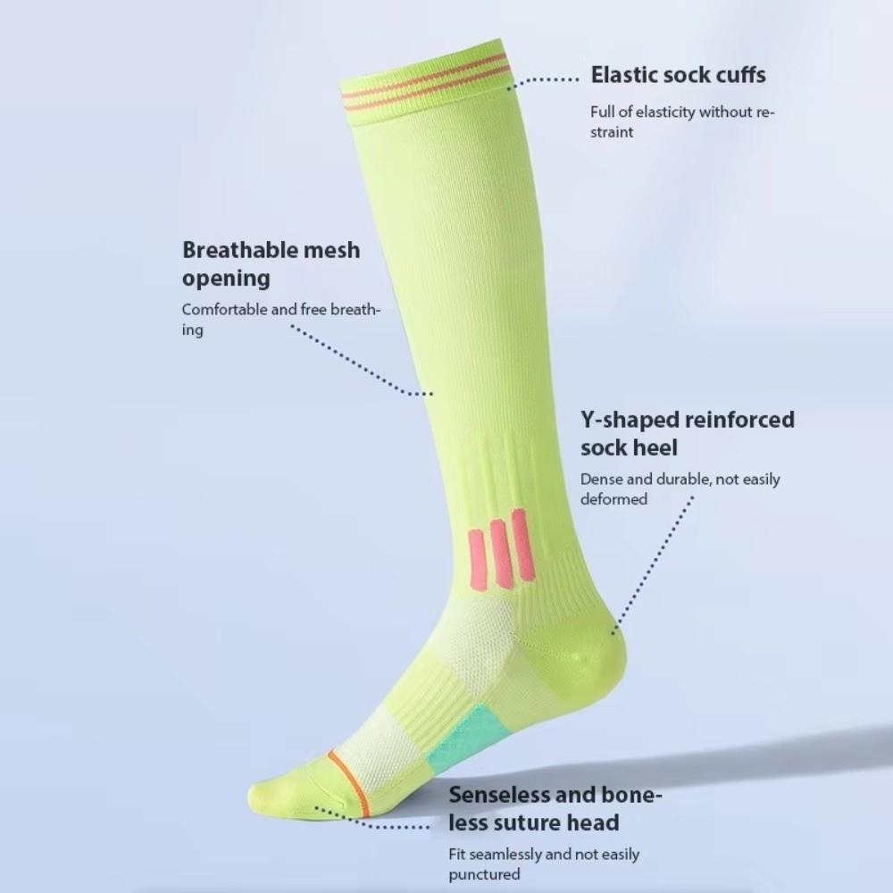 Compression Fitness Long Tube Socks Anti-slip Running Skipping Yoga Socks For Running Jump