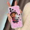 Custodia carina in TPU Silicone G-Gabbys D-Dollhouse per iPhone 11 12 13 14 15 16 17 Pro Max Cover Posteriore Trasparente Antiurto