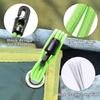 Elastic Rope with Hook 25cm,Elastic Expander Bungee Cord,25 Pieces Elastic Ropes with Green Hook,Thickness 4mm Elastic with Hook Expander Ties