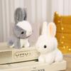 14cm Cute Bunny Cartoon Animal Dolls Stuffed Long Ear Rabbit Soft Plush Toys Sleeping Children Baby Birthday Gift for Kids