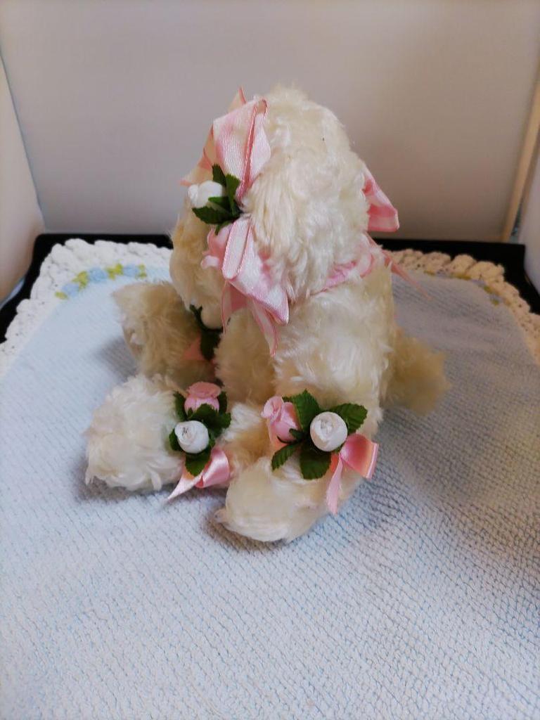 [USED] teddy bear white teddy bear