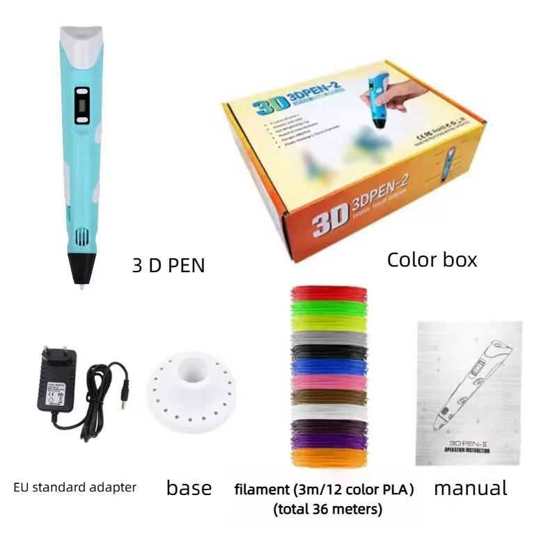 3D Printing Pen for Kids - Stereoscopic Painting & Graffiti DIY Educational Toy
