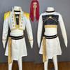 Costume de Cosplay Populaire pour Fille Groupe de Chanteuses White pour Filles Halloween Carnaval Groupe Idol Robe Imprimée Tenues Déguisement