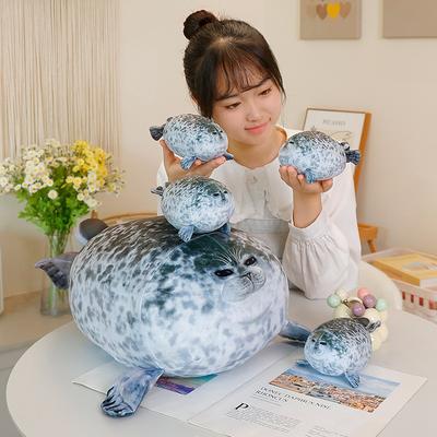 Simulation Seal Doll Plush Toy Aquarium Seal Sea Lion Doll Home Pillow Children's Rag Doll