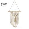 Nordic Handmade Woven Room Decor Tassel Tapestry Cotton Wall Hanging Ornament