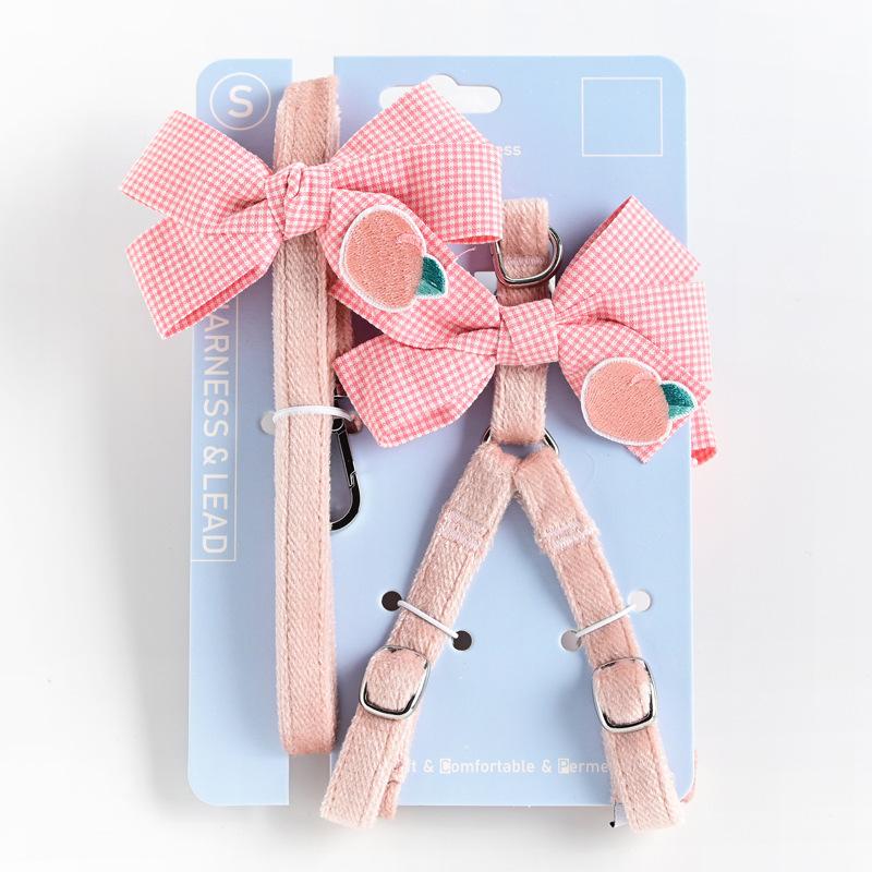 Pet Supplies Cat Puppy Leash Walking Dog Leash Small Puppy Chest Strap