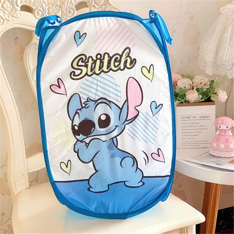 Cute Cartoon Patterned Stitch Sumikkogurashi Foldable Laundry Hamper For Easy Organization