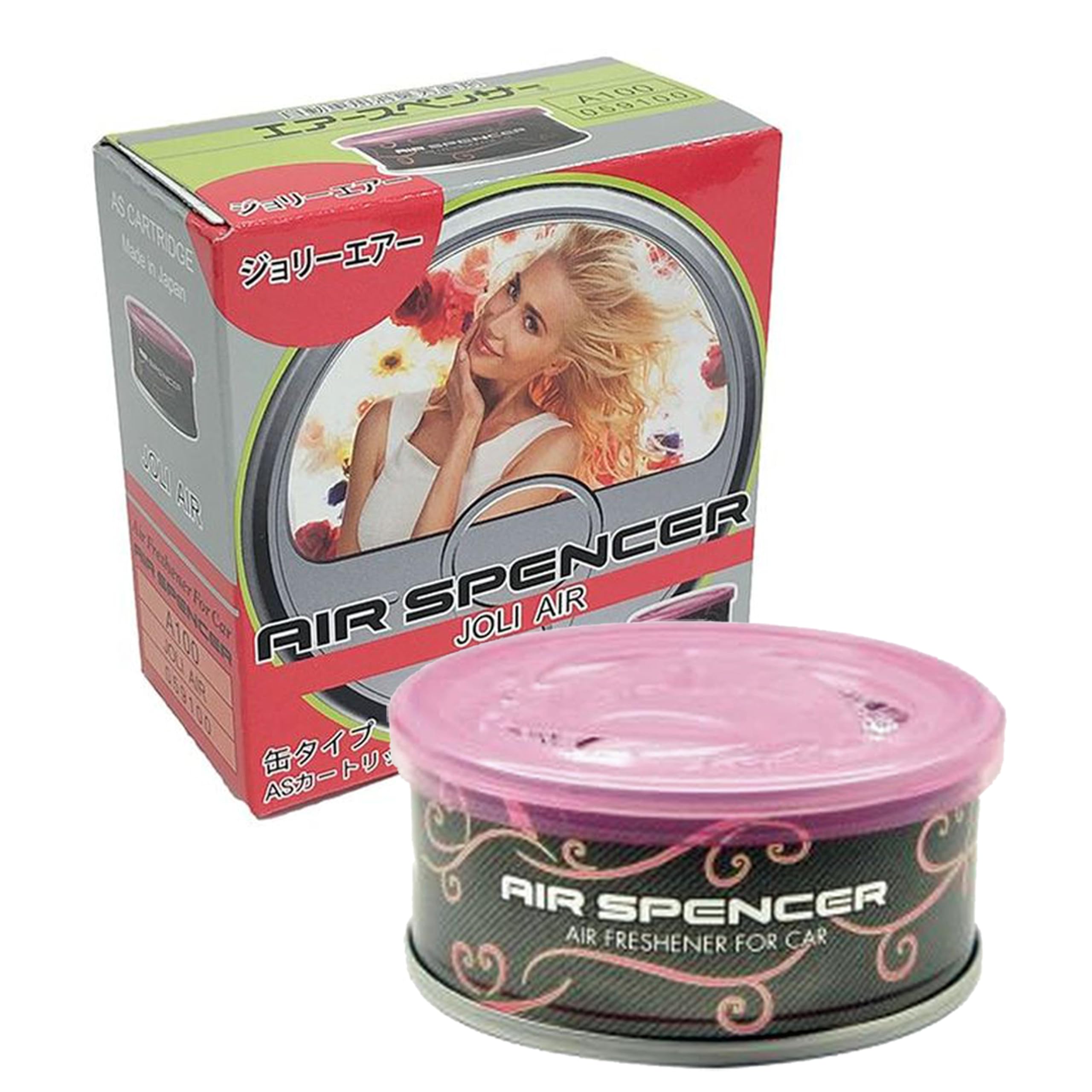 

Air Spencer Car Air Freshener AS Cartridge Can Type A100 059100 (Eikousha) [Jolly Air] чорний