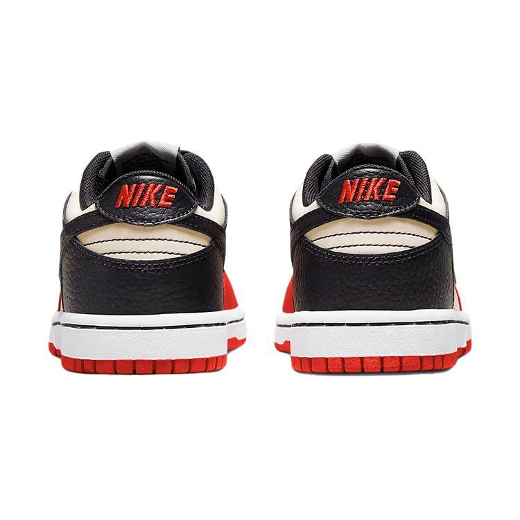 NBA x Nike Dunk Low EMB PS 75th Anniversary - Bulls Kids Sneakers Red Sail Black DC9564-100