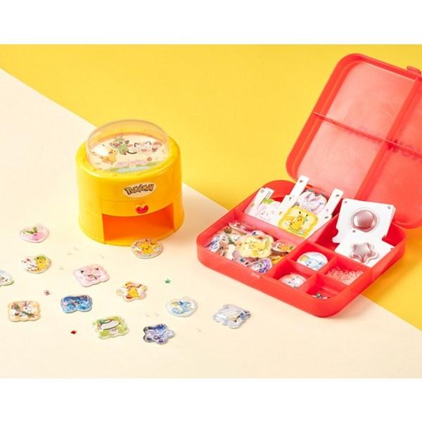 We Dream Pokemon 3D Sticker Maker Refill, blandade färger, populära koreanska småbarnsleksaker