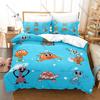 El Increíble Mundo de Gumball Gumball y Darwin Impresión HD Juego de Ropa de Cama Funda Nórdica + 2 Fundas de Almohada Poliéster Decoración Habitación Niños Niñas