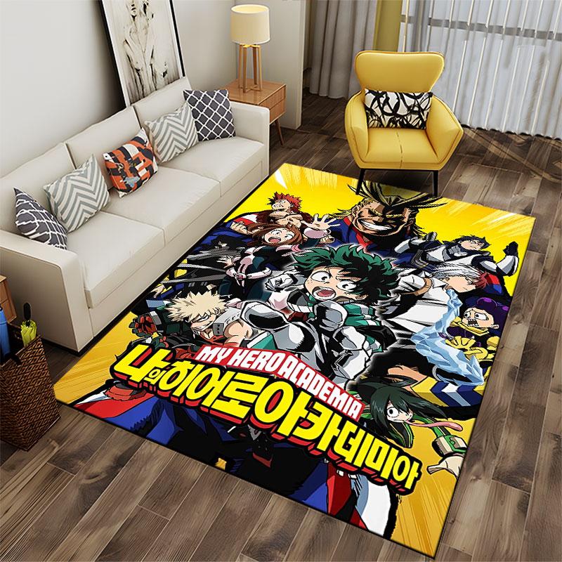 My Hero Academia Anime Print suitable as a non-slip mat for the living room or bedroom sofa