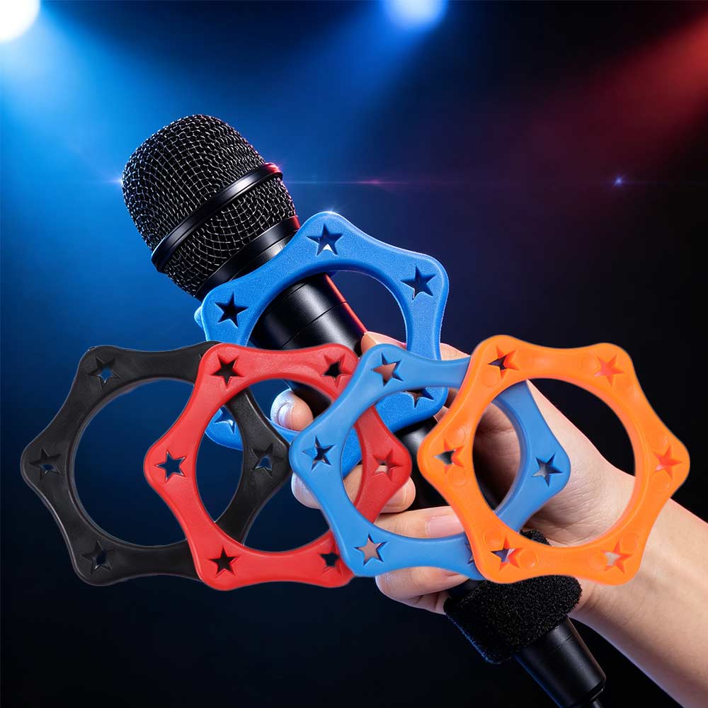 Anti-fall Anti-Rolling Mic Protection Ring Microphone Ring Bottom Rod Sleeve Microphone Holder