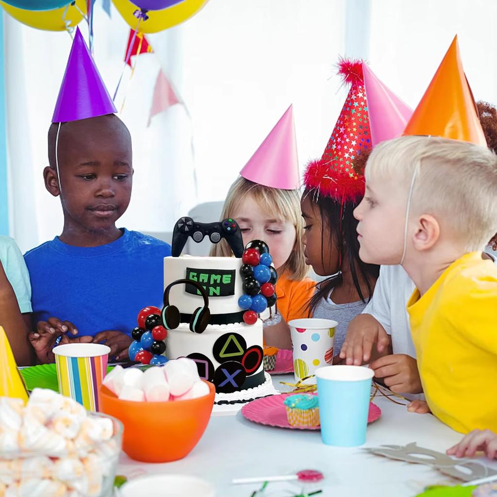 Video Game Themes Cake Toppers Cake Decoration Headset Cake Decoration Game Console Controller Cake Decoration Game Theme