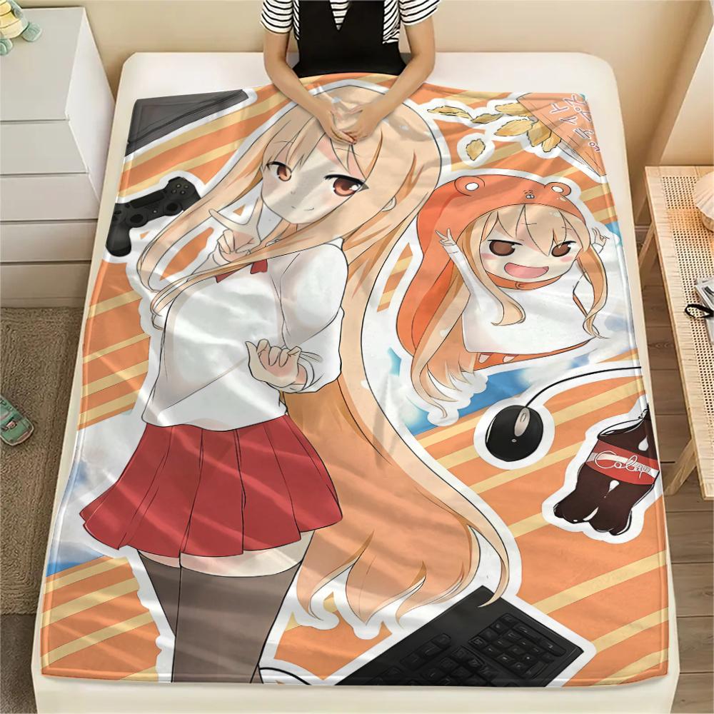 

1PC Himouto! Umaru-chan Print Flannel Blanket, High quality All Seasons, Home Decor, Warmth and Comfort, Perfect for Christmas Gifts 80cm x 120cm