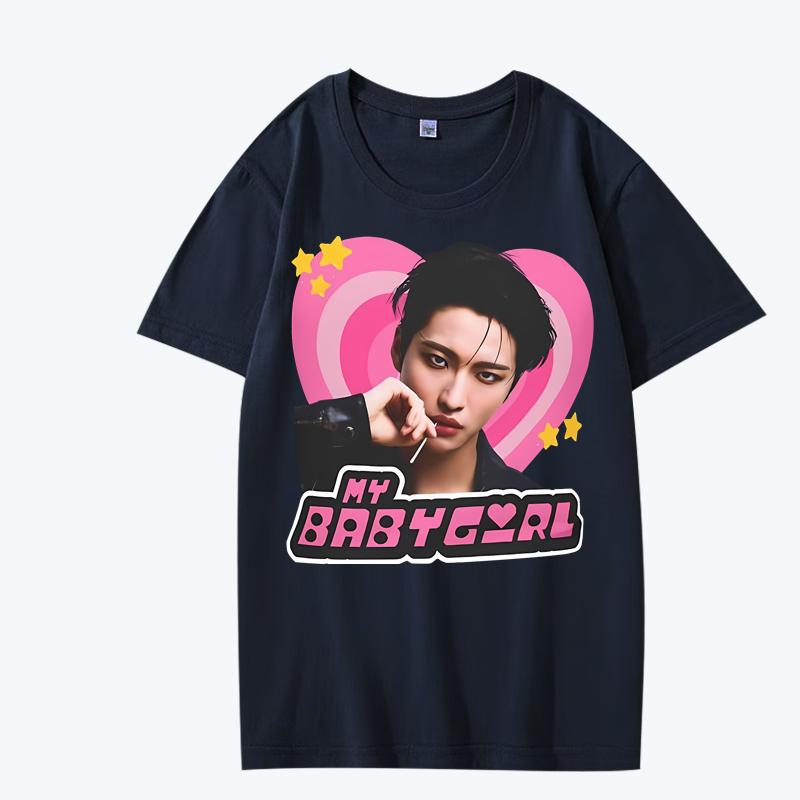 Ateez Seonghwa Magazine Y2k Babygirl T Shirt Unisex Women Oversized 100 Cotton Hot Sale Short Sleeve Summer Unisex Plus Size Tops