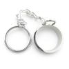 Great HERMES Ring Alpha Kelly Double Ring Silver AG925 Women Used