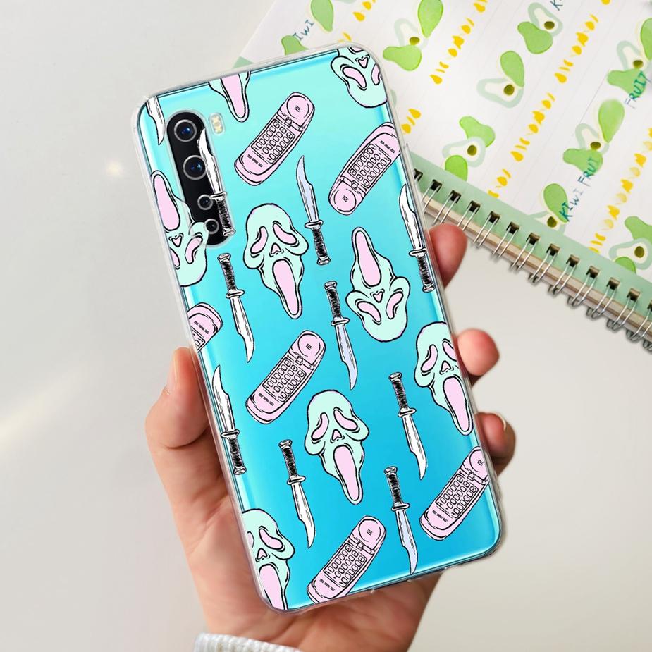 For OnePlus Nord Case AC2001 AC2003 Stylish Painted Cover Soft Siliicone Phone Case For Oneplus 8 Nord 5G One Plus Z Back Shell