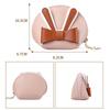 New Multifunctional Coin Purse with Keychain Catoon Bow Mini Wallet Card Holder Zipper Portable Key Bag