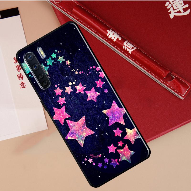 Bright Stars Art Case For Oppo A60 A98 A58 A78 A18 A38 A80 A40 A77 A57 A17 A74 A54 A94 A96 A76 A16 A15 A5 Pro