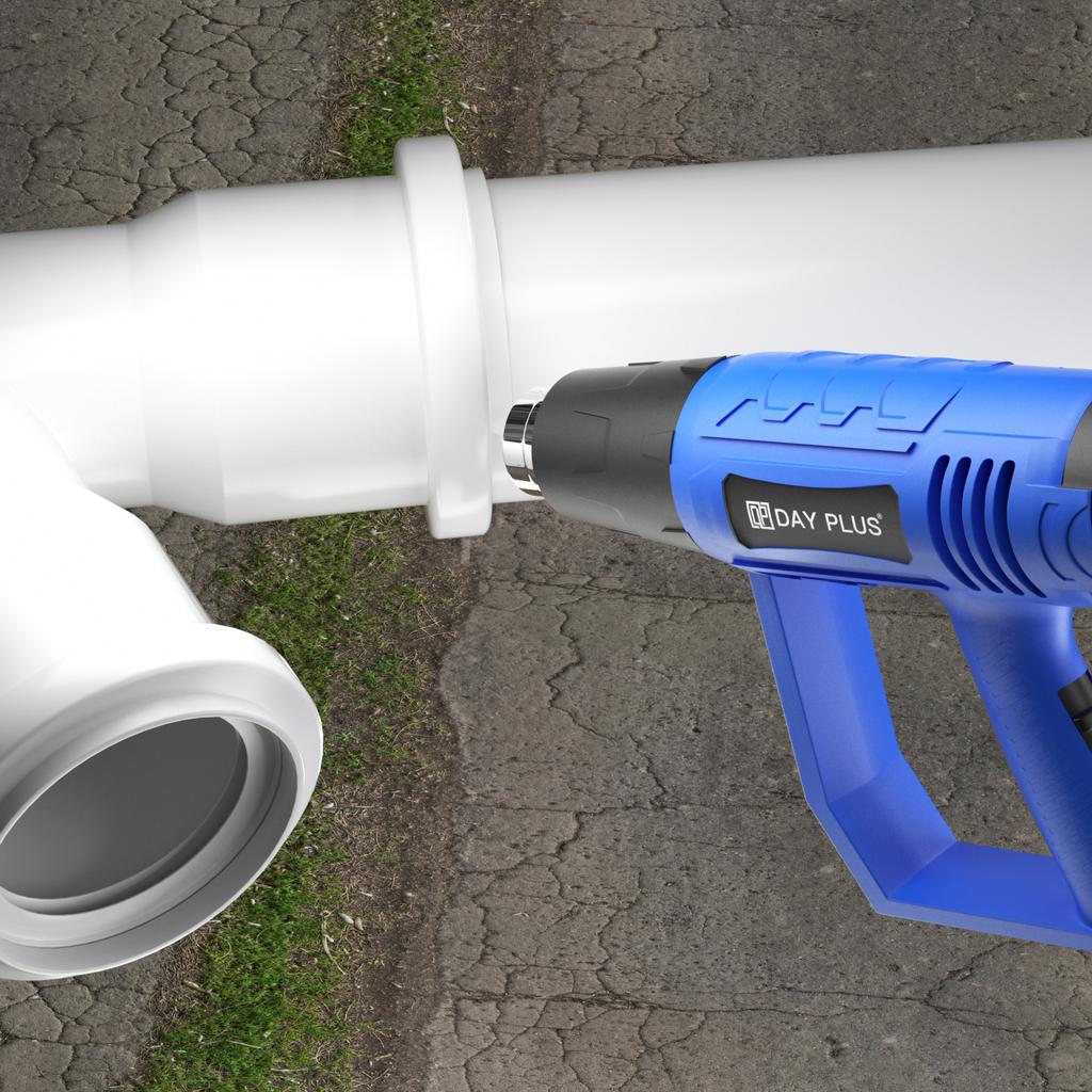 Heißluftpistole Quick Heat Sprühreiniger Heißluftpistolen-Set Elektrischer Heißluftföhn Schweiß-Schrumpferhitzer für Bastelharz Farbentfernung von PVC-Schrumpf