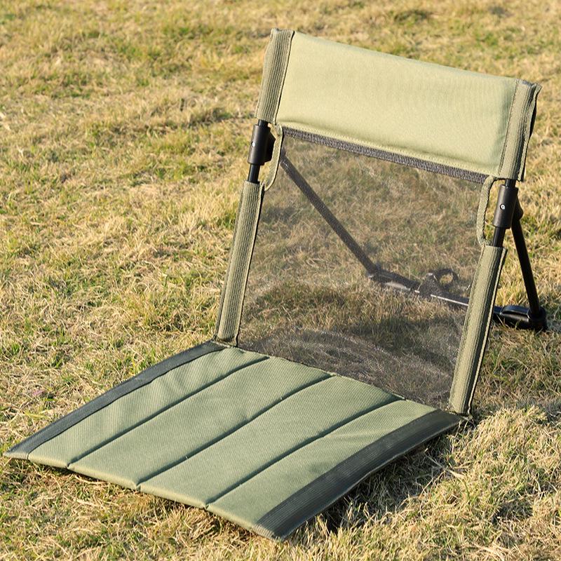 

Portable Folding Aluminum Grass Beach Chair for Camping and Fishing армия зеленый