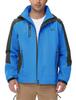 [Gopune] Men's Mountain Parka Outdoor Jacket, Windproof Water-Repellent Hiking Hooded Coat for Climbing Cycling Fishing, Spring Autumn Winter, Blue L
