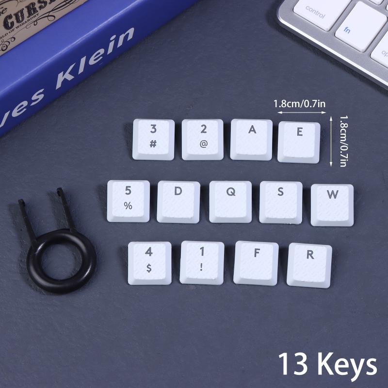 8Klíčů, 13Klíčů Klávesy Pro G915\G913\G815\G813\Tkl87 Mechanickou Klávesnici Protiskluzové Texturované Náhradní