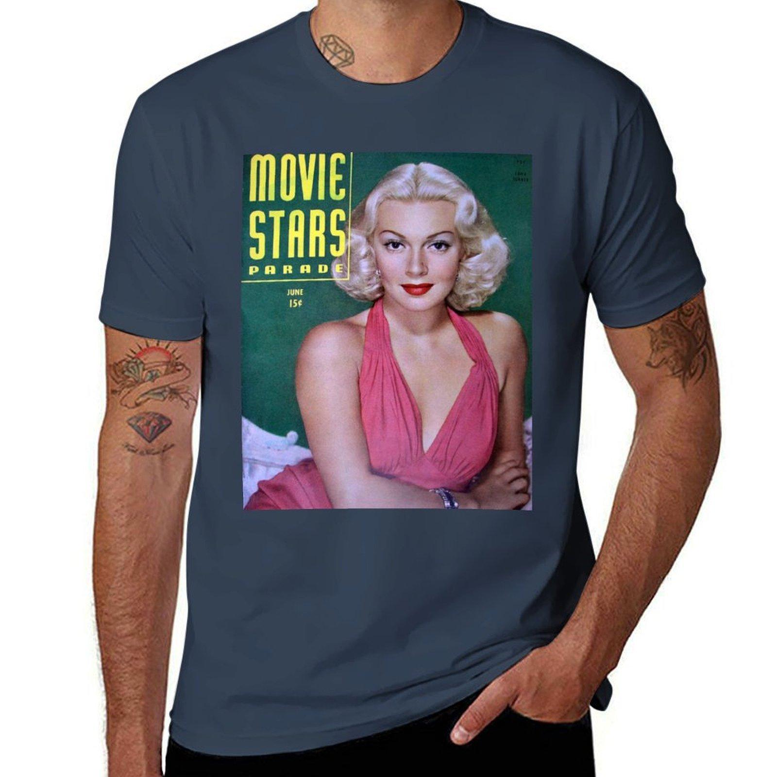 Lana Turner Actress Tshirt Sports Basic Short Sleeve Tshirt S