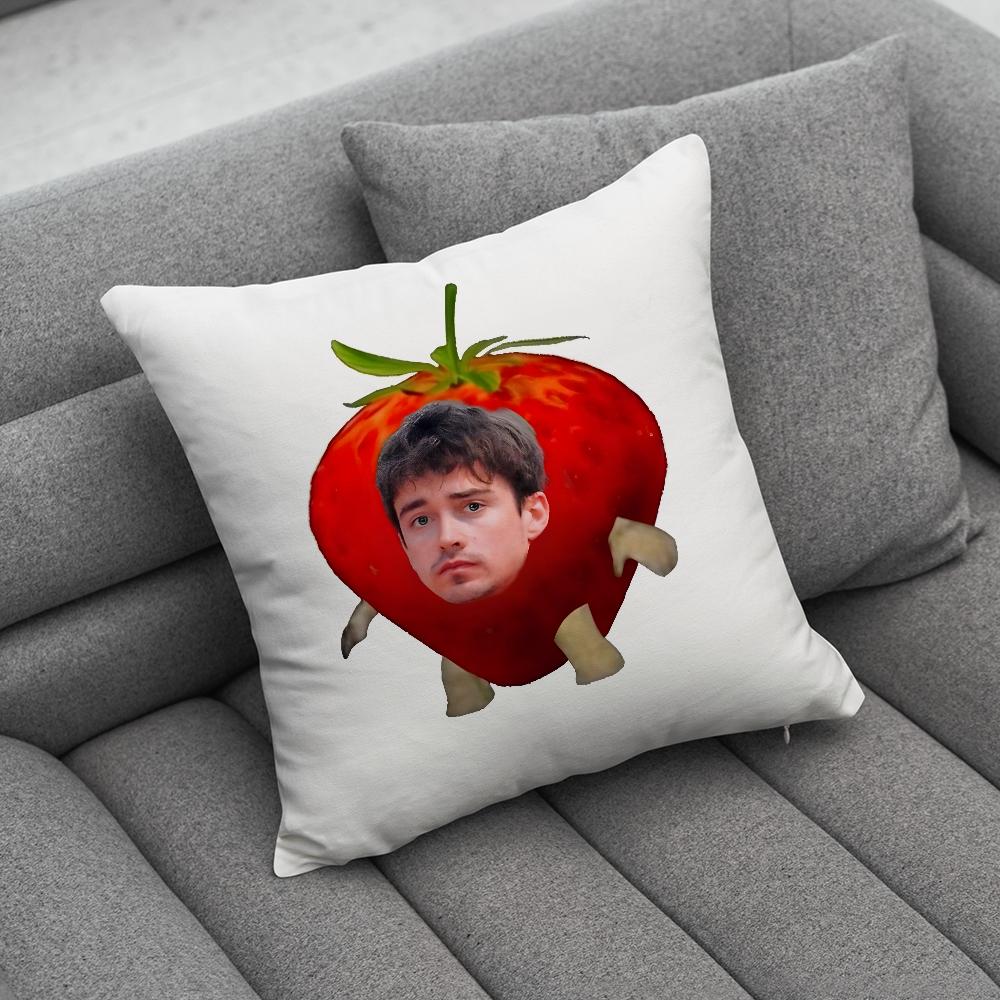 F1 16 CCharles LLeclerc Pillow Case Soft Cushion Cases for Farmhouse Sofa Decor Home Decorations and Protector