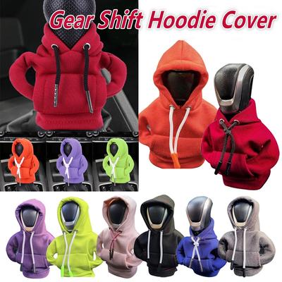 Car Gear Shift Hoodie Cover Manual Handle Cover Gear Lever Decoration Hoodie Cover Automatic Car Interior Accessories