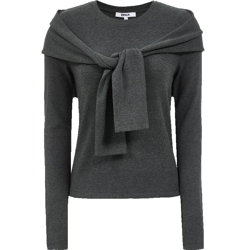 ONLY Women s Slim Fit Striped Long Sleeve T-Shirt L
