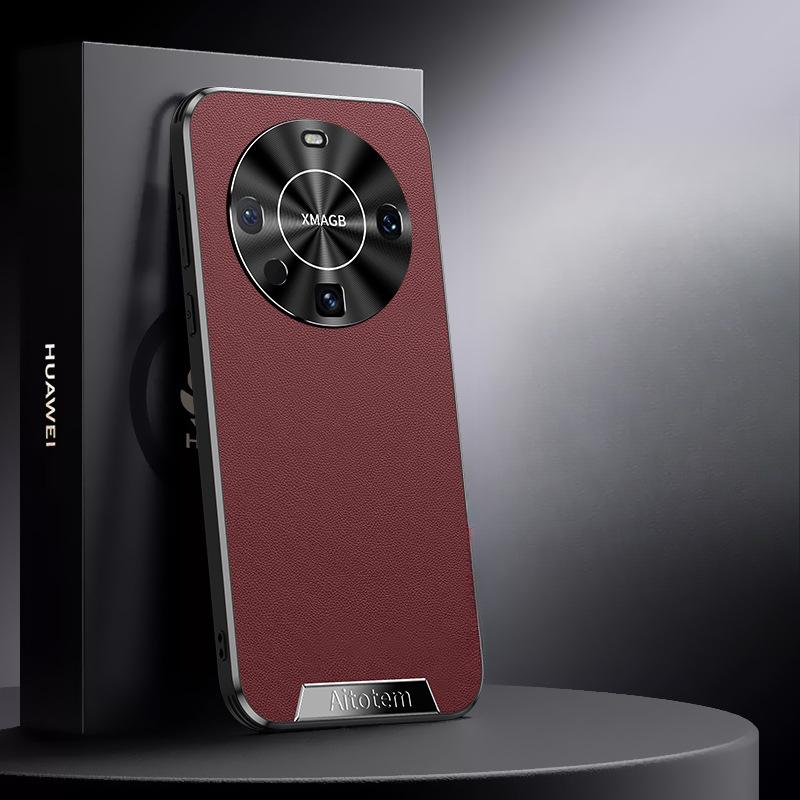 

Подходит для чехла для телефона Huawei Mate60pro, деловой человек Mate40rs всесторонний противоударный M50 высококлассный 30 однотонный кожаный чехол HUAWEI Mate40