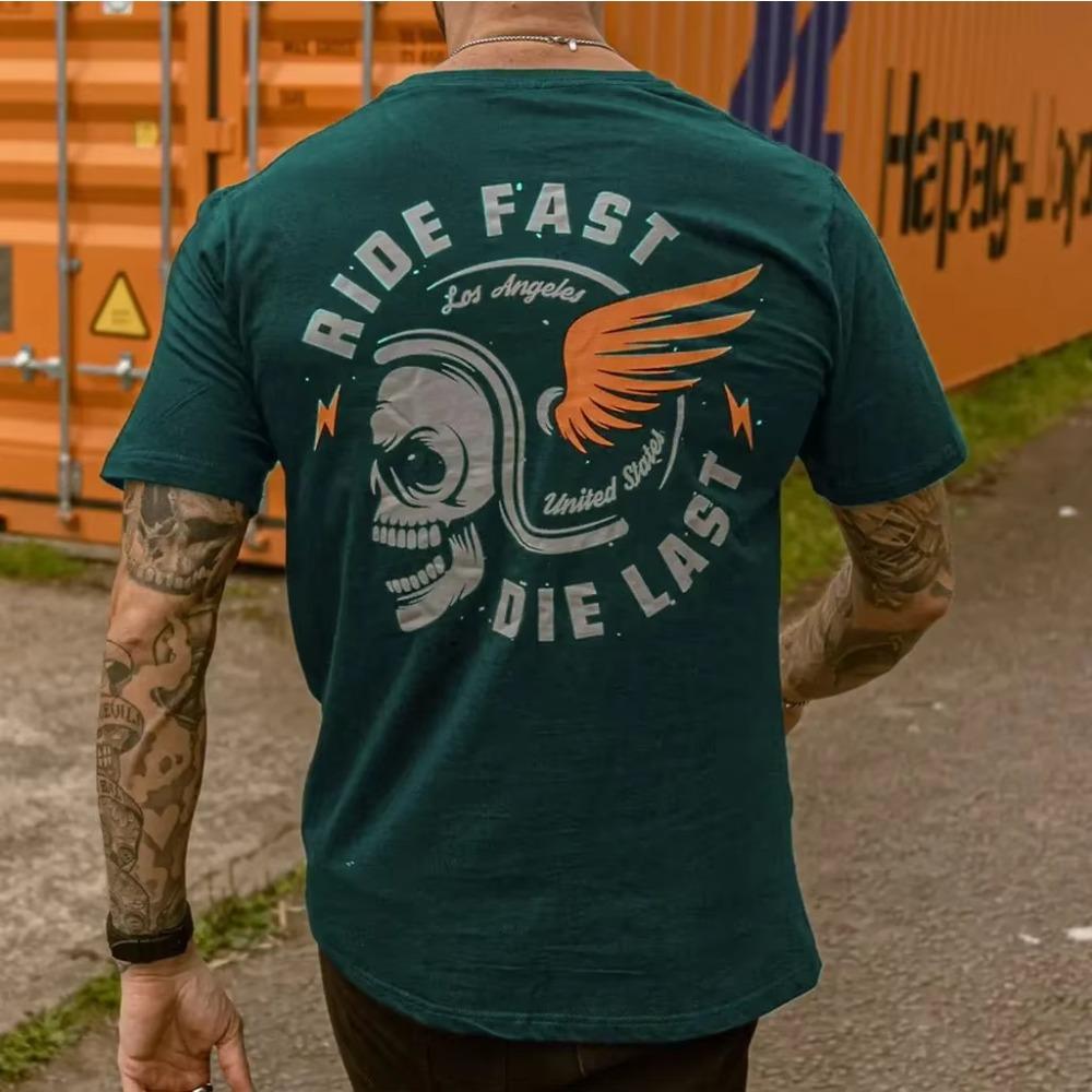 2024 Fallow Trendy Element Men's T-shirt Summer Shirt Tops Graphic Fallow Hipster Short-sleeve Tees Loose Fashion Men Clothing