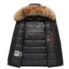2025 Down jacket thickened couple workwear men's and women's mid-length with fur collar outdoor warm workwear style jacket cotton jacket