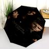 1 PC Automatic Folding Umbrella - The Vampire Pattern, Portable & Foldable Design with 8 Ribs, Christmas Birthday Gifts