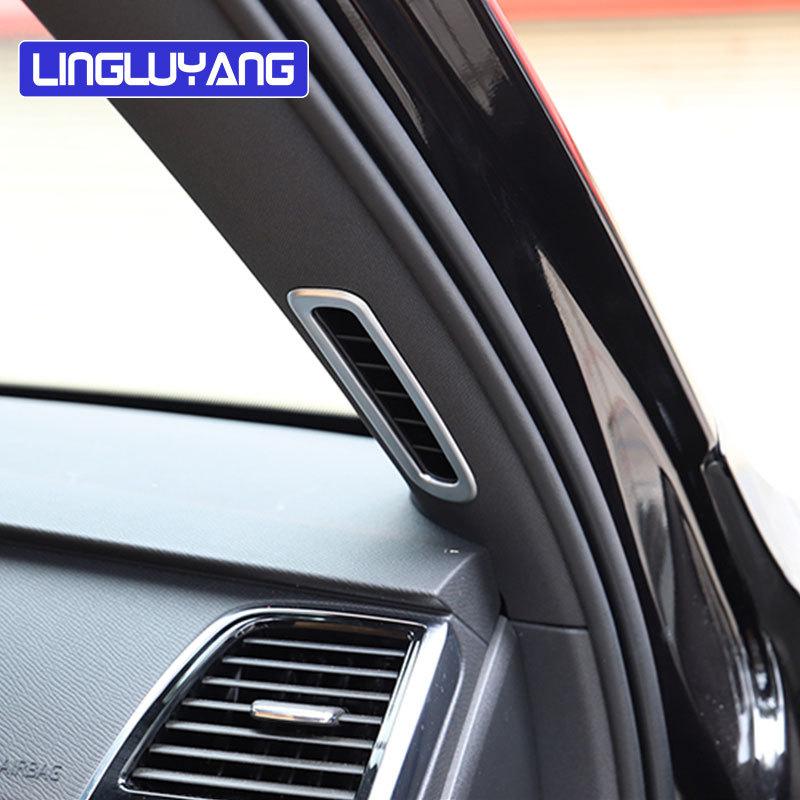 Car styling for volvo xc90 v90 A-pillar air outlet decorative frame car stickers parts car Accessories