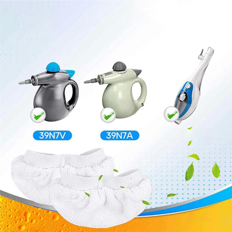 4 Pcs Microfiber Steam Mop Pads For Bissell Steam Shot,Comforday,Pursteam,Wagner Spraytech Dupray Neat Steam Cleaner