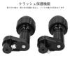 MAKGAGAAI Frame Sliders Engine Sliders Fairing Guards Compatible Models: Ninja400 Ninja250 Made of Aluminum and POM Anti-Tip Black