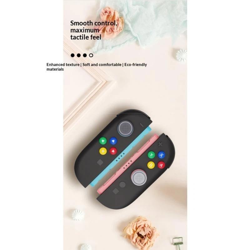 Thumb Button Caps For Switch 2 Joysticks Controller Colorful Silicone Cap For Switch 2 Handle Accessories