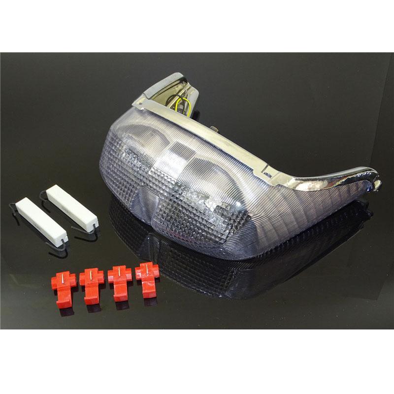 waase For Yamaha YZF R6 RJ03 1999 2000 DOT-Mark Tail Light Brake Turn Signals Integrated LED Light