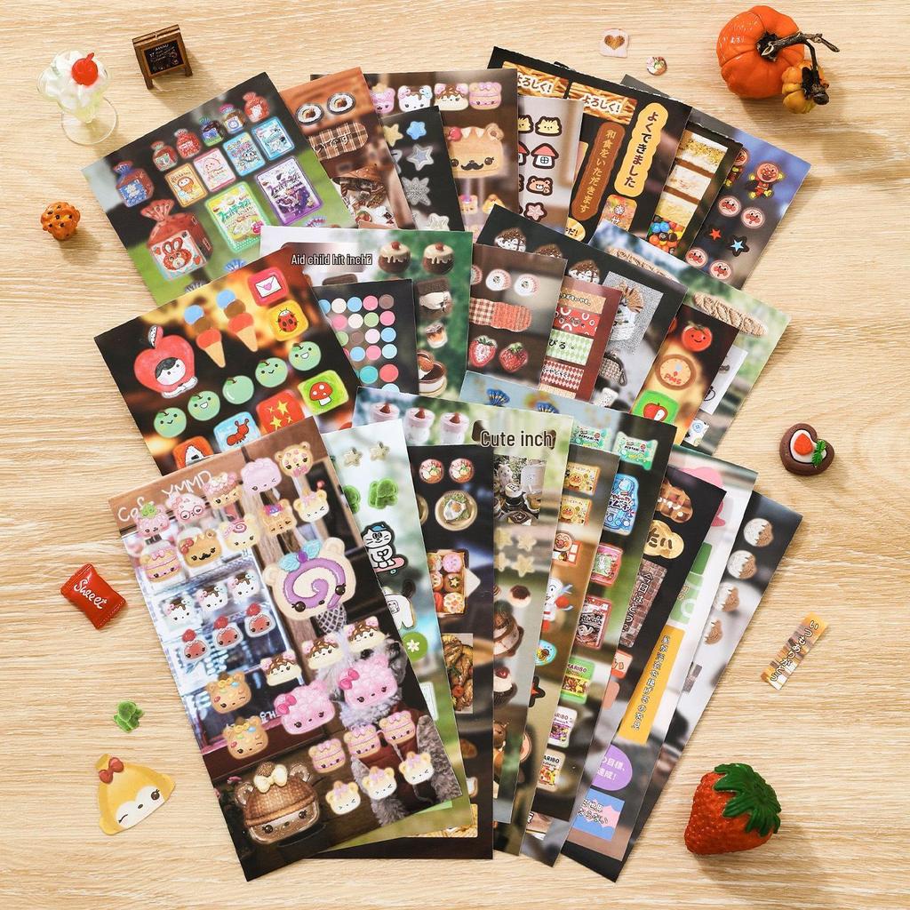 Xin Mo Nichihibi Collection: Japanese Style Cake & Dessert Sticker Book for Kids