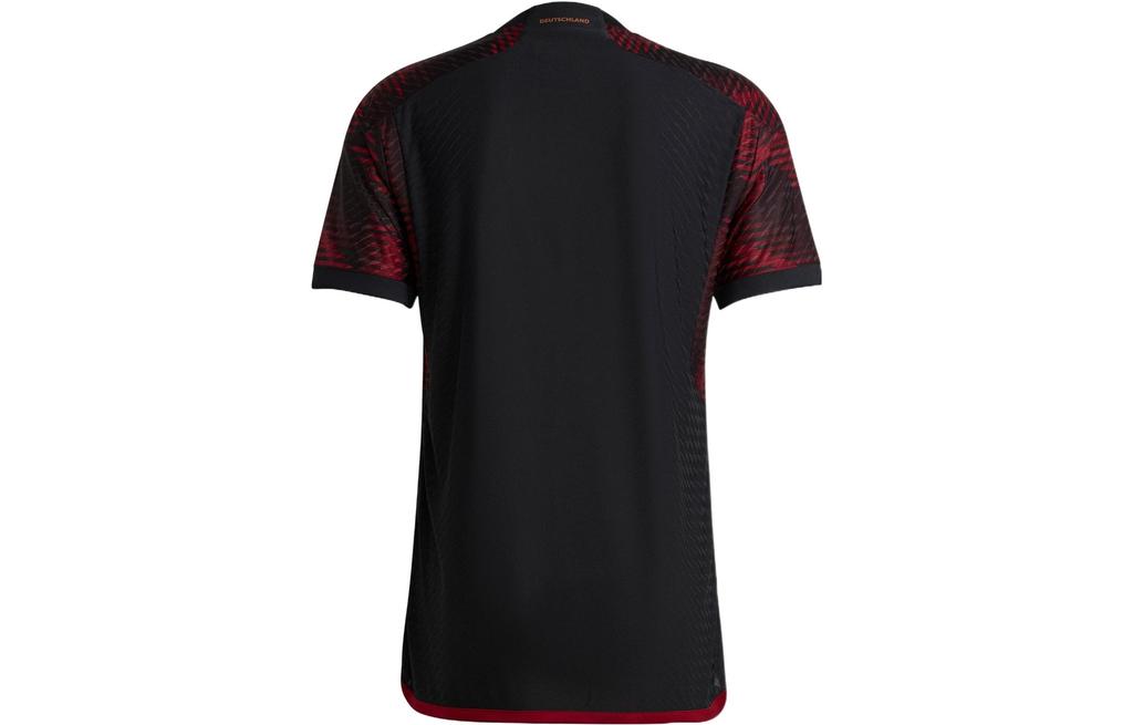 adidas Germany 22 Away Authentic Jersey Black/Team Coll Burgundy HF1695