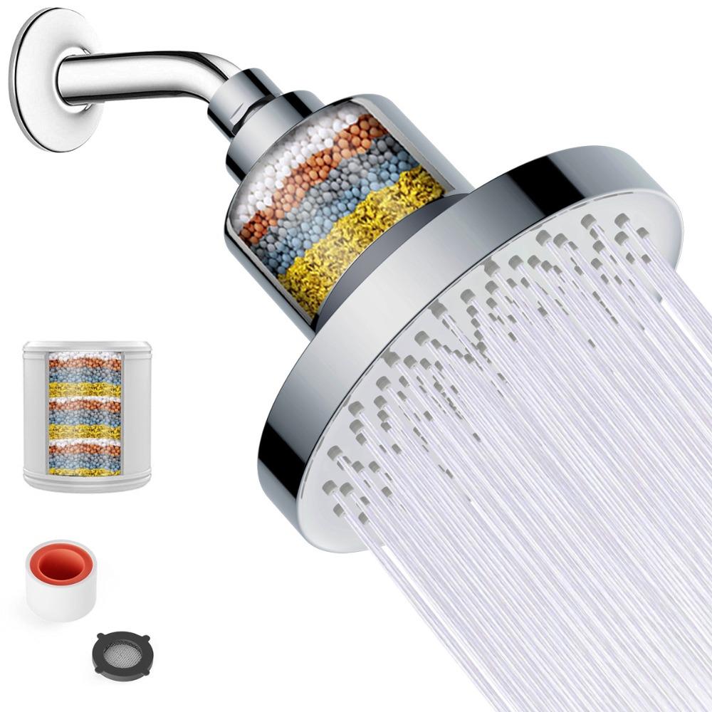 

6-Inch Concealed Shower Set - High Pressure Rain Shower Head, Wall Mounted Bathroom Shower System, Luxury Rainfall Faucet Kit