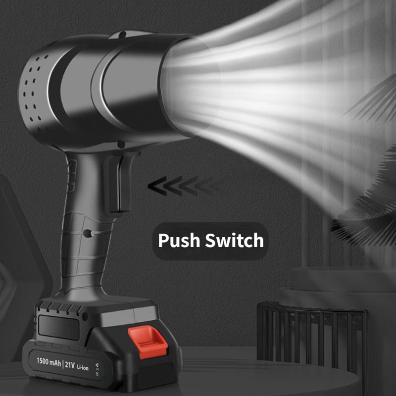 25000 RPM Strong Wind Electric Violent Turbo Fan Wireless Portable Jet Fan Household High-power Blade Dust Removal Blower
