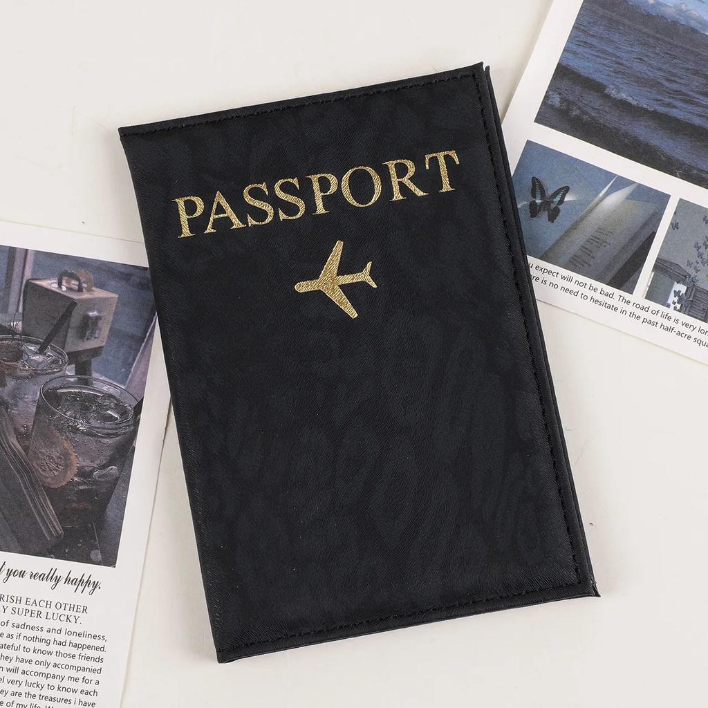 Travel Passport Holder Cover Case For Women Men PU Leather Card Ticket Passport Covers Holder Protective Accessories Wallet